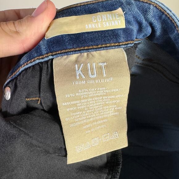 Kut From The Kloth Connie Ankle Skinny Blue Jeans US Women's 12 - Picture 3 of 6